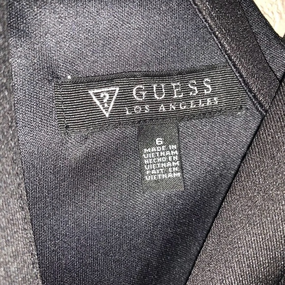 GUESS Los Angeles black cut out strappy women's 6 cocktail party holiday dress - Picture 6 of 6
